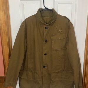 Rare Polo Ralph Lauren reversible shotgun shell field jacket. Size large